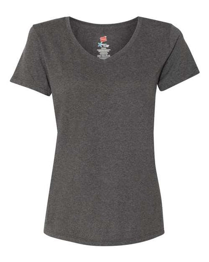 Hanes Perfect-T Women’s Triblend V-Neck T-Shirt 42VT