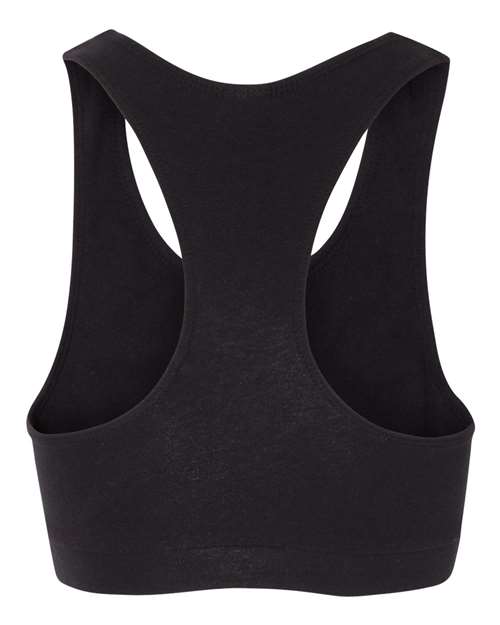 Custom EmbroideredBoxercraft Women’s Support Your Team Sports Bra 4444 Black