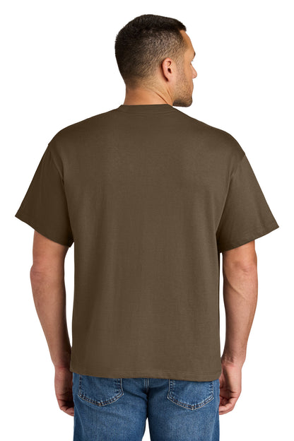 Custom Embroidered Hanes Beefy-T Retro Street Tee 5180R,Army Brown