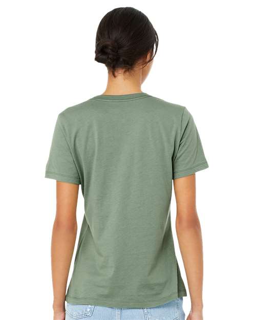 BELLA + CANVAS Women’s Relaxed Jersey Tee 6400 Custom Embroidered Business Logo
