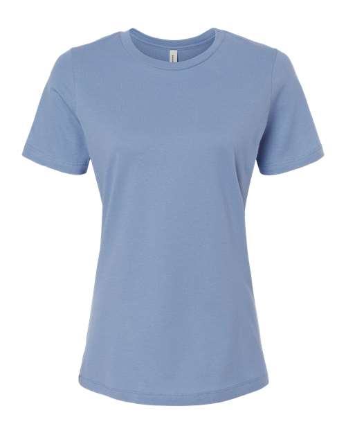 BELLA + CANVAS Women’s Relaxed Jersey Tee 6400 Custom Embroidered Business Logo