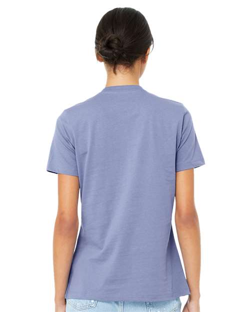 BELLA + CANVAS Women’s Relaxed Jersey Tee 6400 Custom Embroidered Business Logo