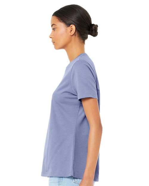 BELLA + CANVAS Women’s Relaxed Jersey Tee 6400 Custom Embroidered Business Logo