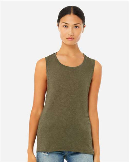 BELLA + CANVAS Women's Flowy Scoop Muscle Tank 3092