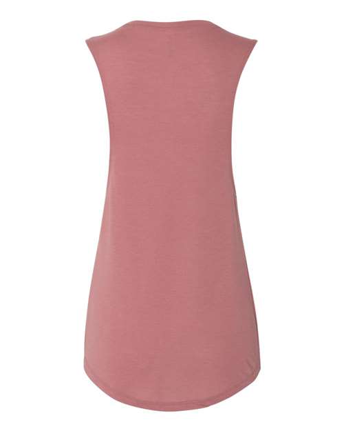 BELLA + CANVAS Women's Flowy Scoop Muscle Tank 8803 Mauve
