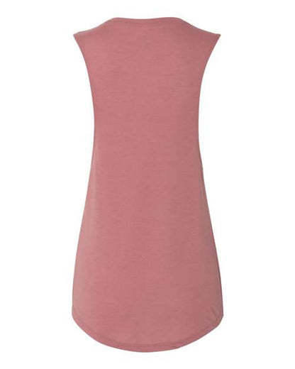 BELLA + CANVAS Women's Flowy Scoop Muscle Tank 8803 Mauve