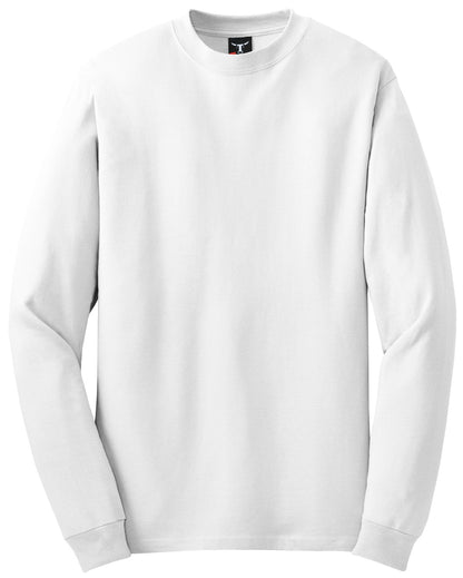 Hanes Beefy-T -  100% Cotton Long Sleeve T-Shirt.  5186