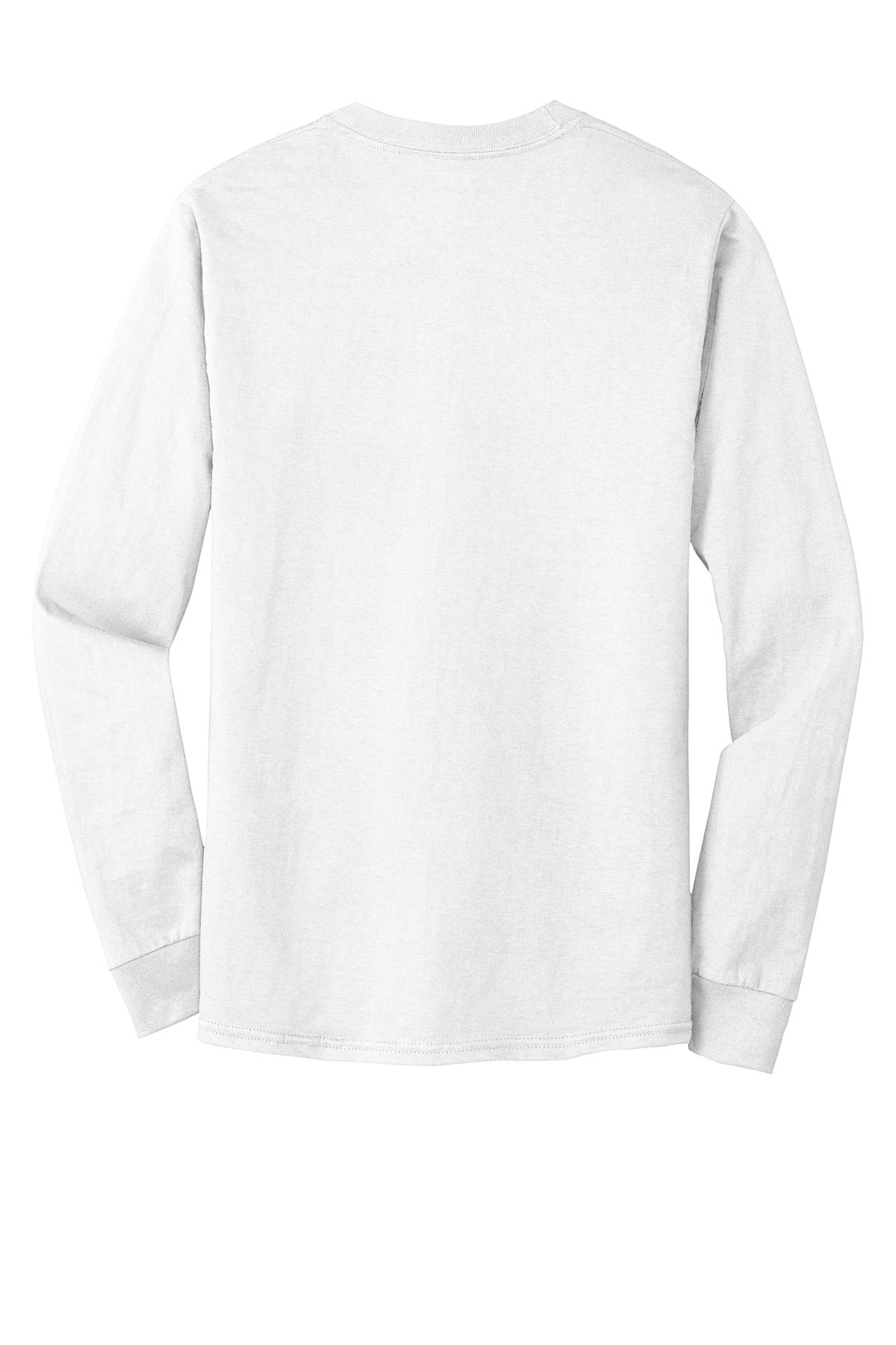 Hanes Beefy-T -  100% Cotton Long Sleeve T-Shirt.  5186