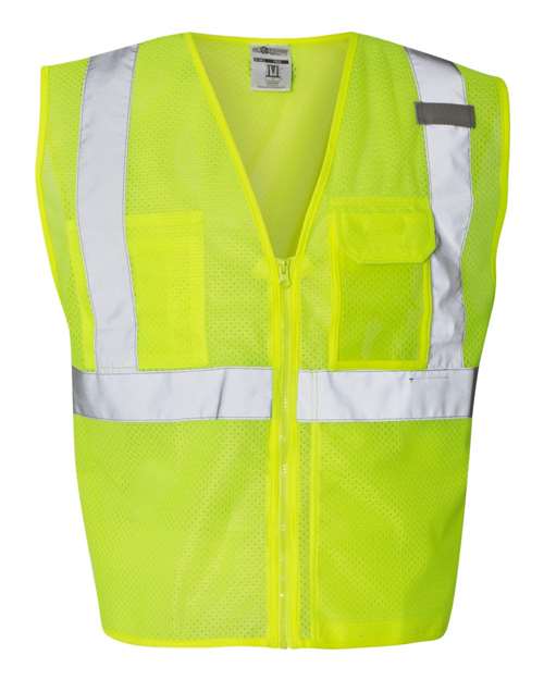 Kishigo Unisex Clear ID Vest with Zipper Closure 4452