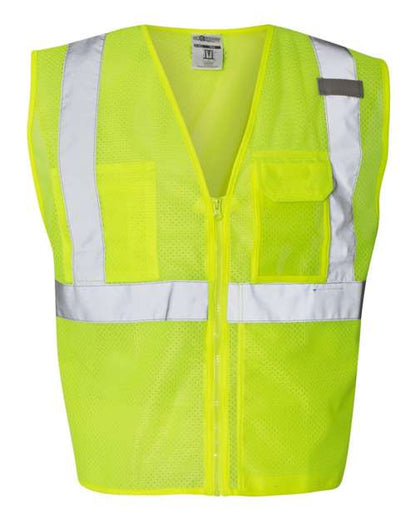 Kishigo Unisex Clear ID Vest with Zipper Closure 4452
