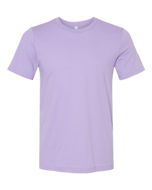 BELLA + CANVAS Jersey Tee 3001 Dark Lavender Custom Embroidered Business Logo