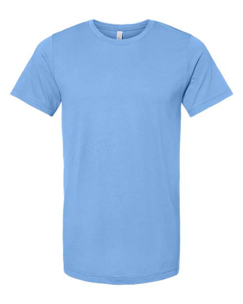 BELLA + CANVAS Jersey Tee 3001 Carolina Blue Custom Embroidered Business Logo