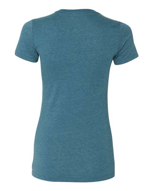BELLA + CANVAS Women's Slim Fit Tee 6004 Heather Deep Teal