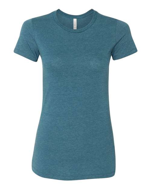 BELLA + CANVAS Women's Slim Fit Tee 6004 Heather Deep Teal