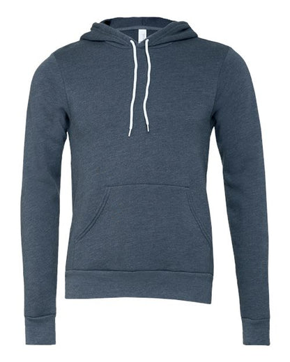 BELLA + CANVAS Sponge Fleece Hoodie 3719 Heather Mustard Custom Embroidered Business Logo