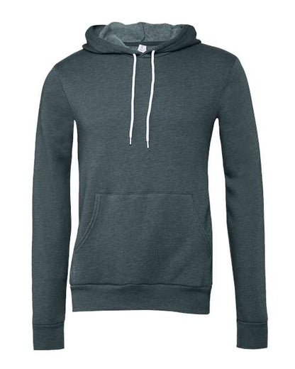 BELLA + CANVAS Sponge Fleece Hoodie 3719 Heather Sand Dune Custom Embroidered Business Logo