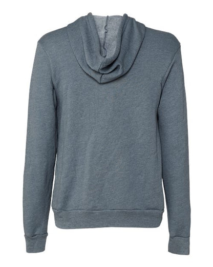 BELLA + CANVAS Sponge Fleece Full-Zip Hoodie 3739 Heather Slate