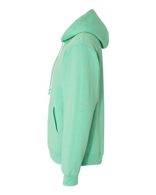 JERZEES NuBlend® Hooded Sweatshirt 996MR Cool Mint Custom Embroidered Business Logo