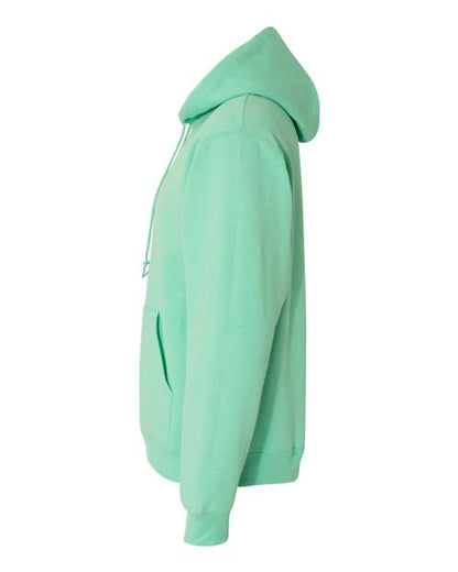 JERZEES NuBlend® Hooded Sweatshirt 996MR Cool Mint Custom Embroidered Business Logo