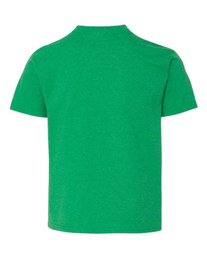JERZEES Dri-Power® Youth 50/50 T-Shirt 29BR Irish Green Heather Custom Embroidered Business Logo