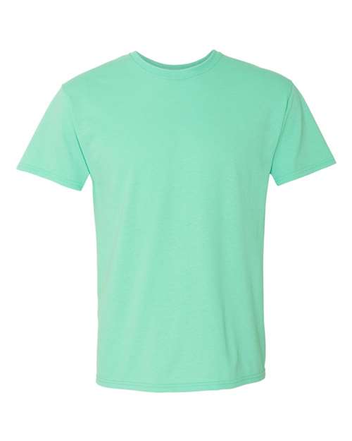 JERZEES Dri-Power® 50/50 T-Shirt 29MR Columbia Blue Custom Embroidered Business Logo