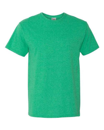 JERZEES Dri-Power® 50/50 T-Shirt 29MR Irish Green Heather Custom Embroidered Business Logo