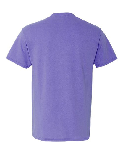 JERZEES Dri-Power® 50/50 T-Shirt 29MR Vintage Heather Red Custom Embroidered Business Logo