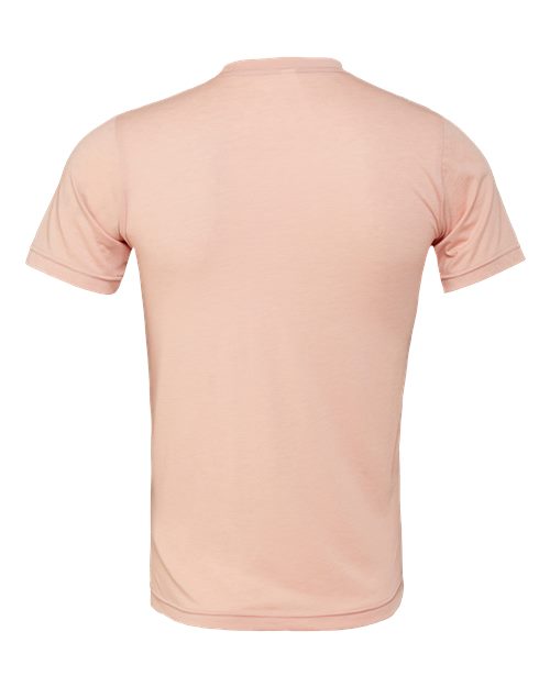 BELLA + CANVAS Triblend Tee 3413 Pale Yellow Triblend Custom Embroidered Business Logo