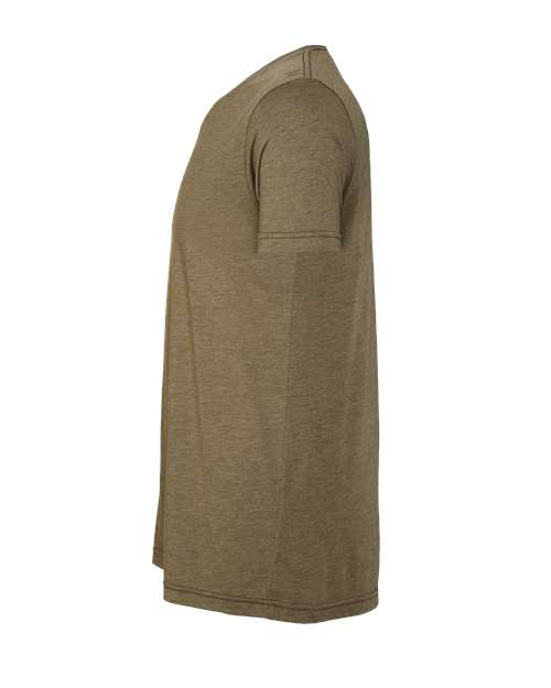 BELLA + CANVAS Triblend Tee 3413 Olive Triblend Custom Embroidered Business Logo