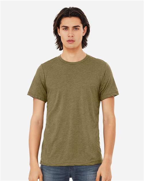 BELLA + CANVAS Triblend Tee 3413 Olive Triblend