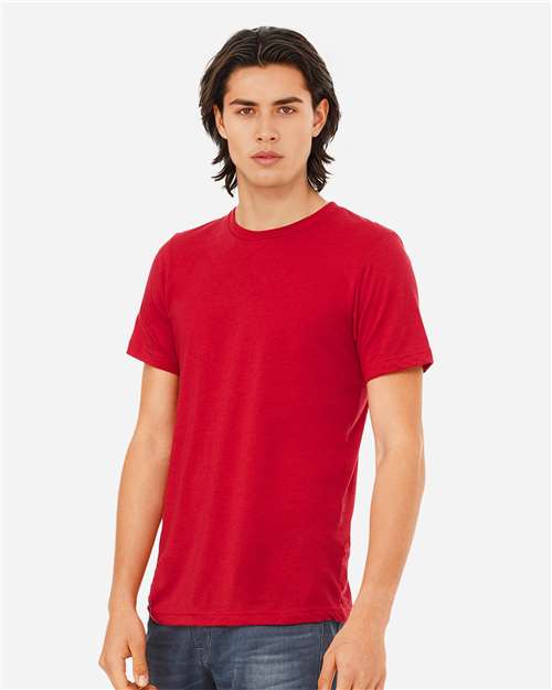 BELLA + CANVAS Triblend Tee 3413 Solid Red Triblend