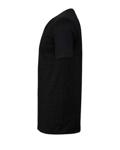 BELLA + CANVAS Triblend Tee 3413 Black Heather Triblend Custom Embroidered Business Logo