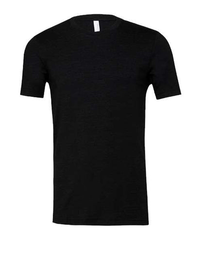BELLA + CANVAS Triblend Tee 3413 Berry Triblend Custom Embroidered Business Logo