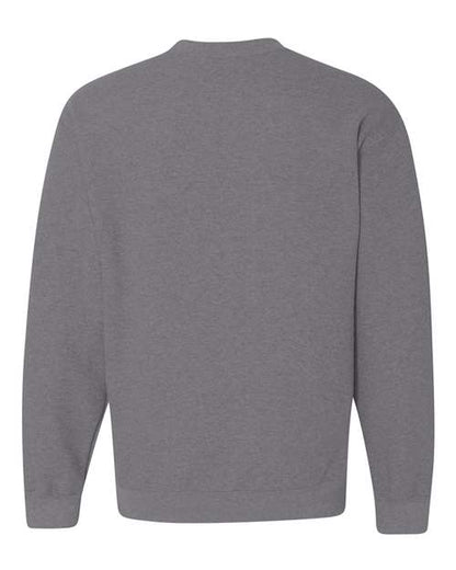 Gildan Heavy Blend™ Crewneck Sweatshirt 18000 Graphite Heather Custom Embroidered Business Logo