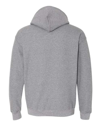 Gildan Heavy Blend™ Hooded Sweatshirt 18500 Graphite Heather Custom Embroidered Business Logo
