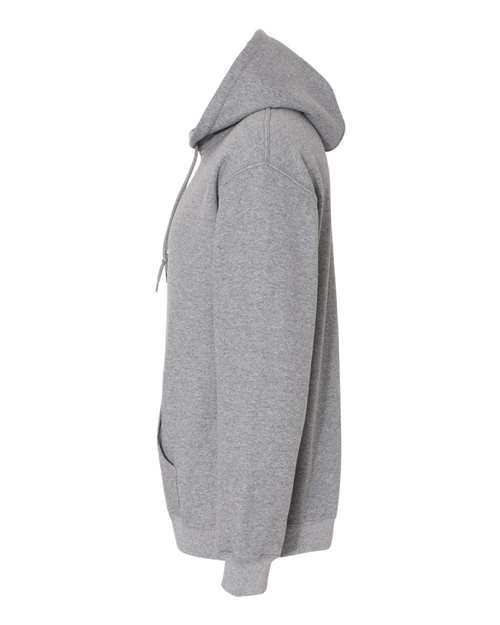Gildan Heavy Blend™ Hooded Sweatshirt 18500 Graphite Heather Custom Embroidered Business Logo