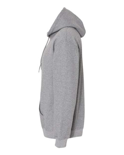 Gildan Heavy Blend™ Hooded Sweatshirt 18500 Graphite Heather Custom Embroidered Business Logo
