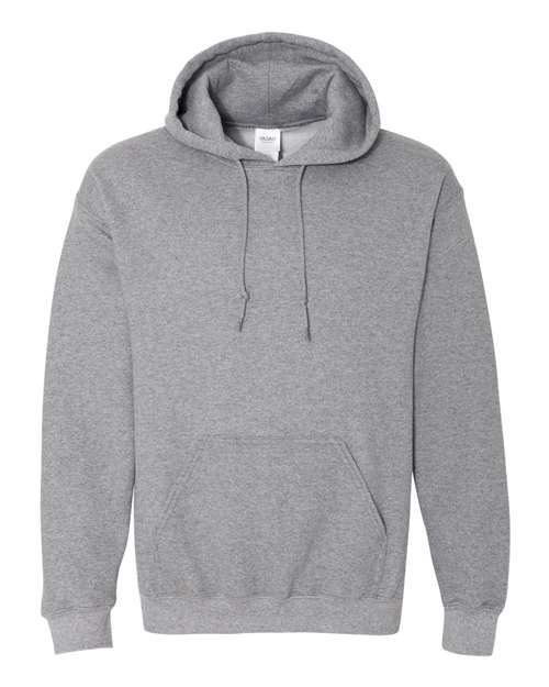 Gildan Heavy Blend™ Hooded Sweatshirt 18500 Graphite Heather Custom Embroidered Business Logo
