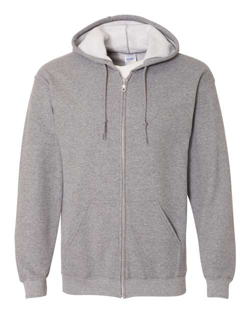 Gildan Heavy Blend™ Full-Zip Hooded Sweatshirt 18600 Forest Custom Embroidered Business Logo