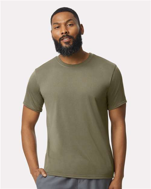 Custom Embroidered  Gildan Performance® T-Shirt 42000 Prairie Dust