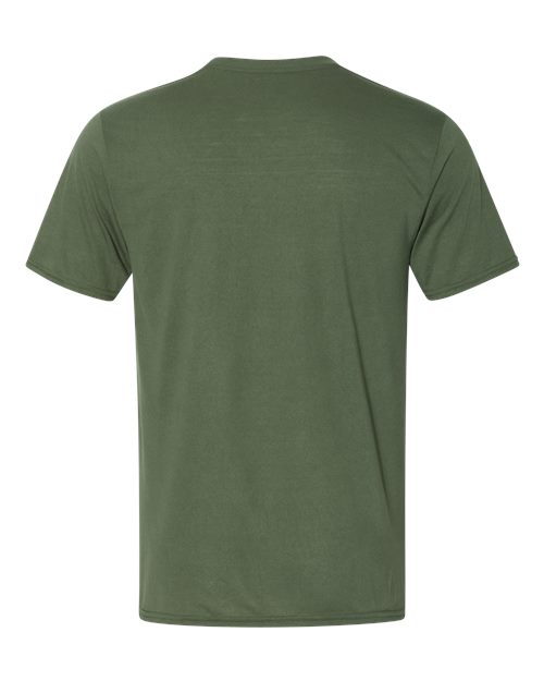 Gildan Performance® T-Shirt 42000 Lime Custom Embroidered Business Logo