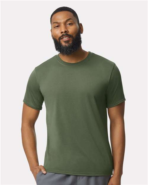 Custom Embroidered  Gildan Performance® T-Shirt 42000 Military Green