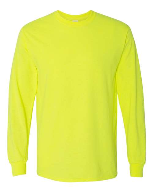 Gildan Heavy Cotton™ Long Sleeve T-Shirt 5400 Royal Custom Embroidered Business Logo