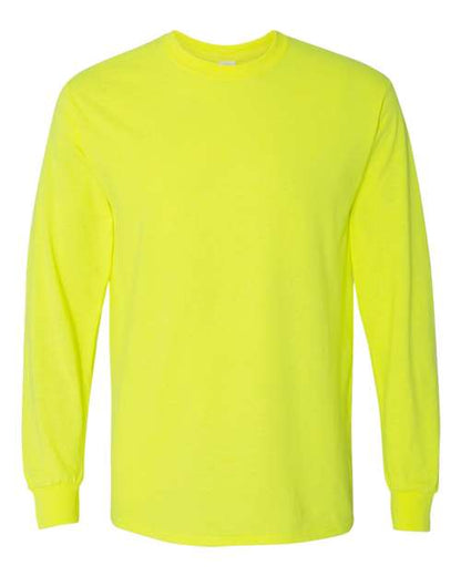 Gildan Heavy Cotton™ Long Sleeve T-Shirt 5400 Royal Custom Embroidered Business Logo
