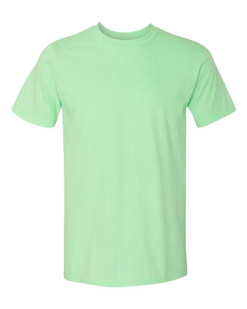 Gildan Softstyle® T-Shirt 64000 Military Green Custom Embroidered Business Logo