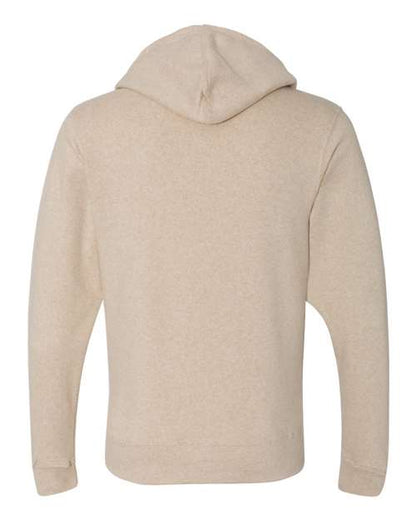 J. America Triblend Fleece Hooded Sweatshirt 8871 Oatmeal Triblend