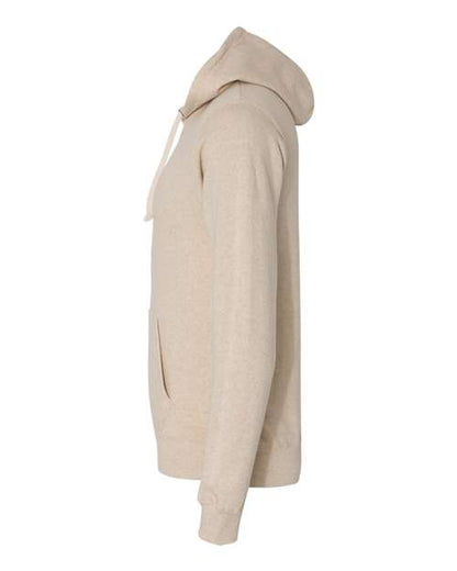 J. America Triblend Fleece Hooded Sweatshirt 8871 Oatmeal Triblend