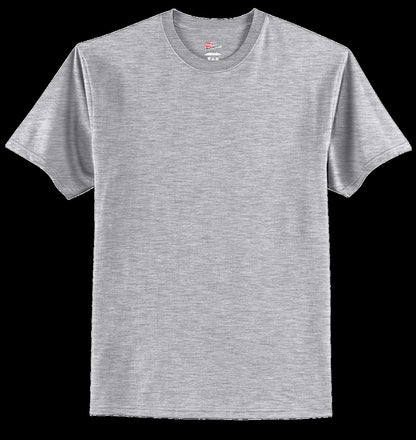 Hanes Authentic 100% Cotton T-Shirt.  5250 Light Steel