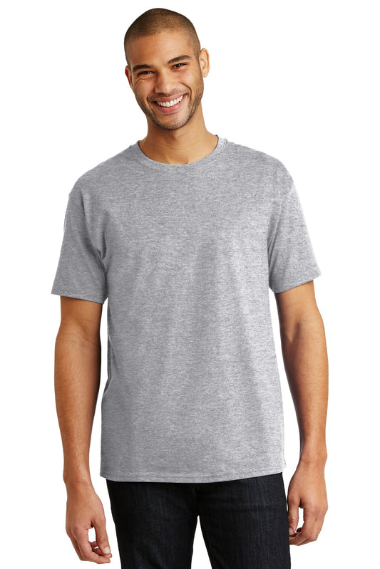 Hanes Authentic 100% Cotton T-Shirt.  5250 Light Steel