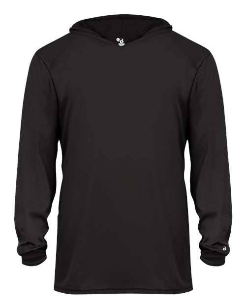 Badger Youth B-Core Long Sleeve Hooded T-Shirt 2105